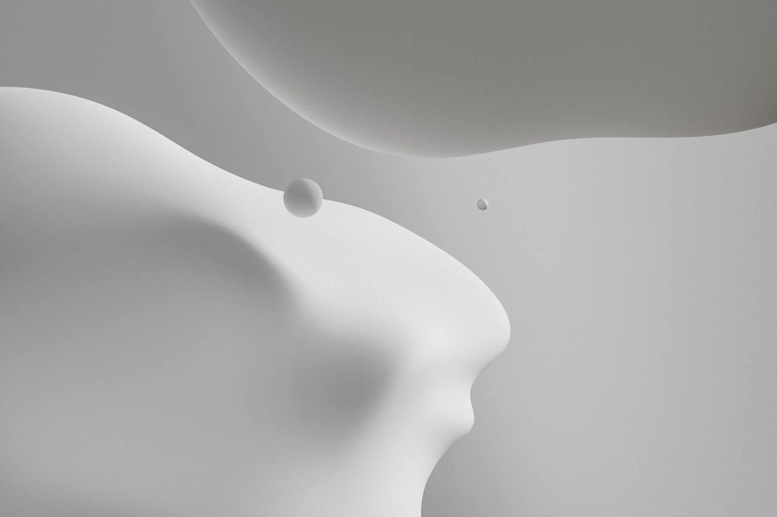 Soft grey abstract shapes